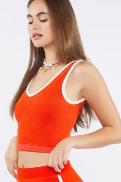 Seamless Cropped Ringer Tank Top