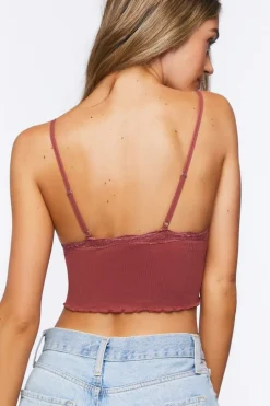 Seamless Floral Lace Bralette