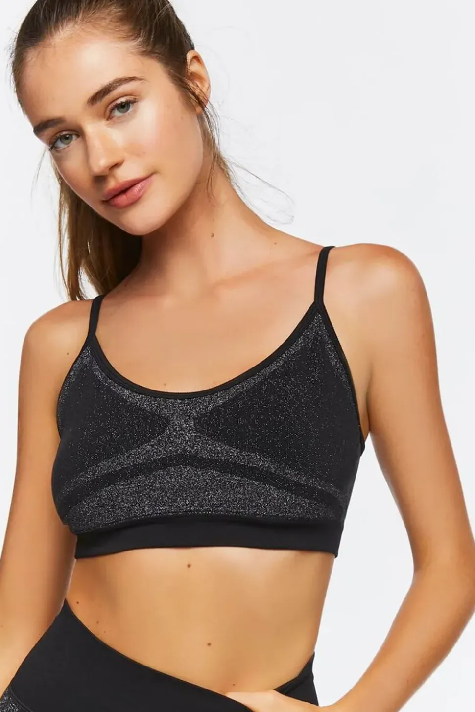 Seamless Glitter Sports Bra