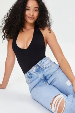 Seamless Halter Bodysuit