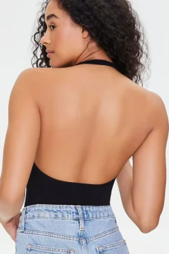 Seamless Halter Bodysuit