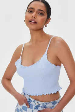 Seamless Lettuce-Edge Cropped Cami