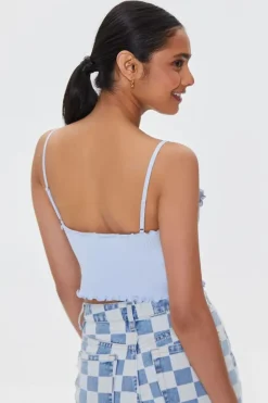 Seamless Lettuce-Edge Cropped Cami
