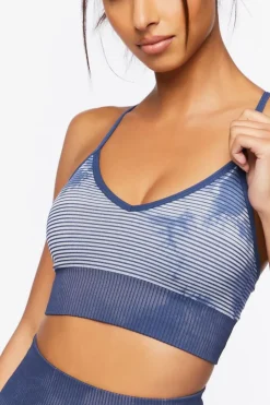 Seamless Longline Tie-Dye Sports Bra