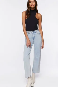 Seamless Mock Neck Bodysuit