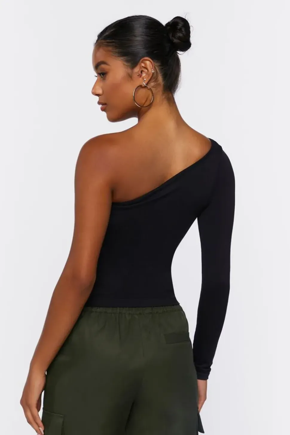 Seamless One-Shoulder Top