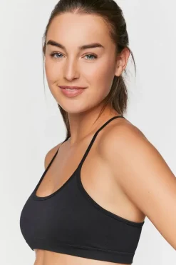 Seamless Perforated Sports Bra