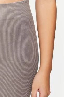Seamless Ribbed Biker Shorts
