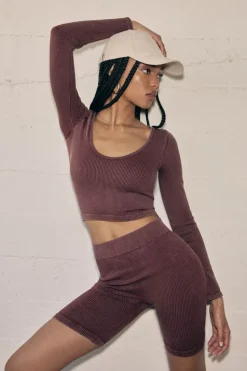 Seamless Ribbed Crop Top