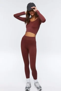 Seamless Ribbed Crop Top