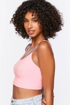 Seamless Ribbed Dual-Strap Bralette