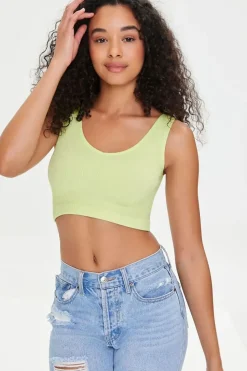 Seamless Ribbed Knit Bralette
