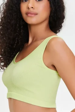 Seamless Ribbed Knit Bralette
