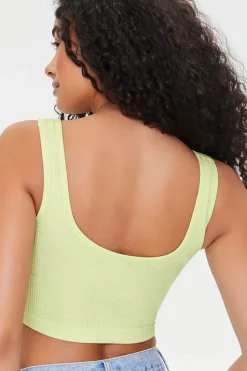 Seamless Ribbed Knit Bralette