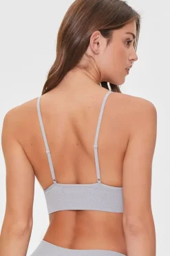 Seamless Ribbed Knit Bralette