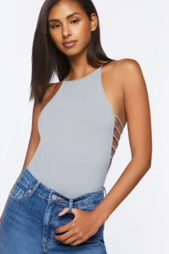 Seamless Ribbed Lingerie Bodysuit