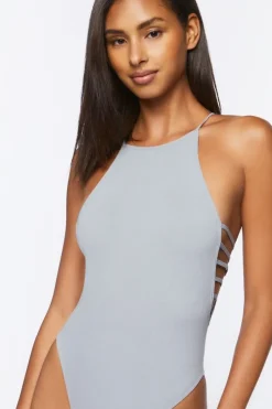 Seamless Ribbed Lingerie Bodysuit