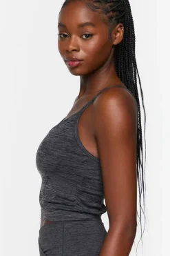 Seamless Space Dye Longline Sports Bra