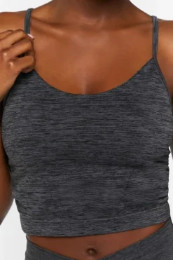 Seamless Space Dye Longline Sports Bra