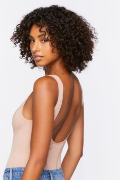 Seamless Split-Neck Bodysuit