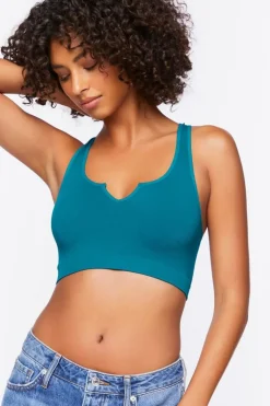 Seamless Split-Neck Bralette
