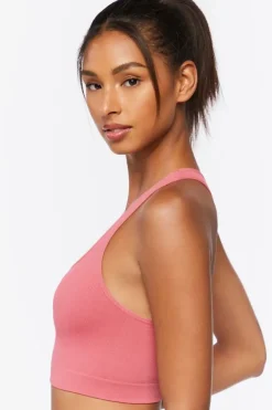 Seamless Split-Neck Bralette