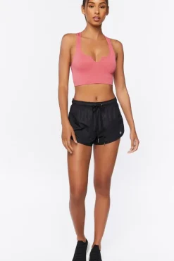 Seamless Split-Neck Bralette