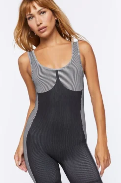 Seamless Striped Romper