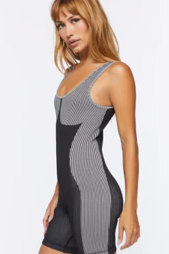 Seamless Striped Romper