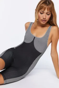 Seamless Striped Romper