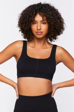 Seamless Textured Sports Bra