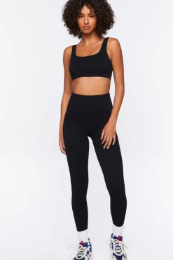 Seamless Textured Sports Bra