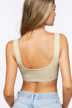 Seamless Waffle Knit Bralette