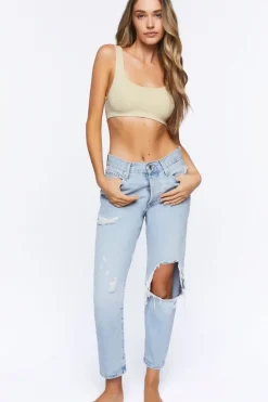 Seamless Waffle Knit Bralette