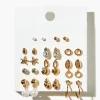 Seashell Earrings Set
