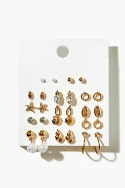 Seashell Earrings Set