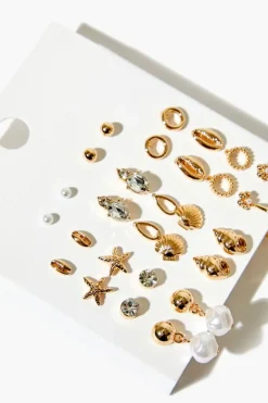 Seashell Earrings Set