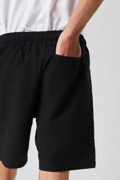 Seersucker Drawstring Shorts