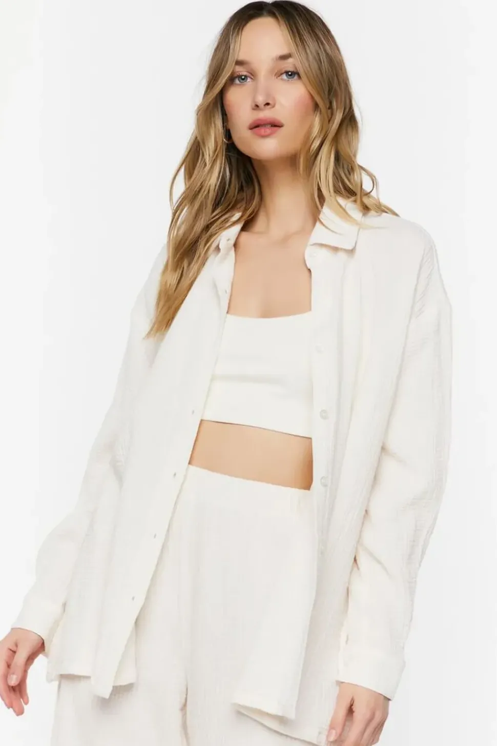Seersucker Shirt & Pants Set