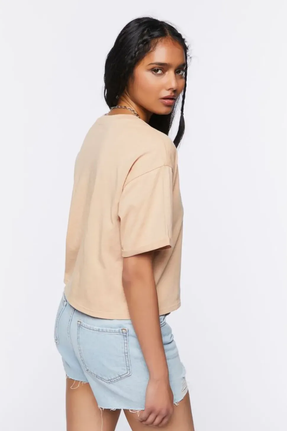 Selena Graphic Cropped Tee