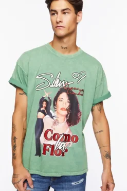Selena Oil Wash Graphic Tee