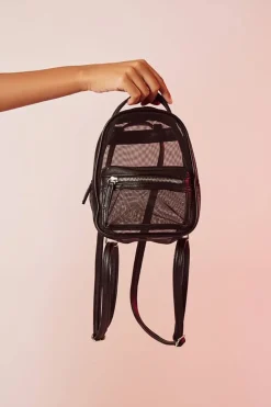 Semi-Sheer Mini Backpack