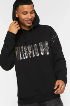 Sequin Blessed One Hoodie