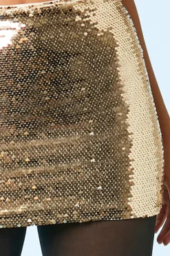 Sequin Micro Mini Skirt