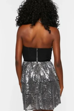 Sequin Sweetheart Mini Dress