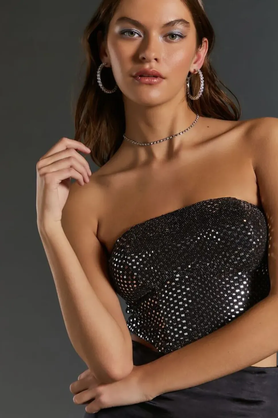 Sequin Tube Top