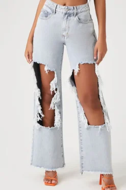 90S-Fit Destroyed Jeans