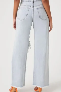 90S-Fit Destroyed Jeans