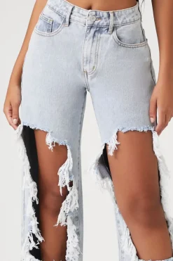 90S-Fit Destroyed Jeans