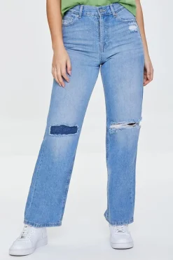 90S-Fit Straight-Leg Jeans